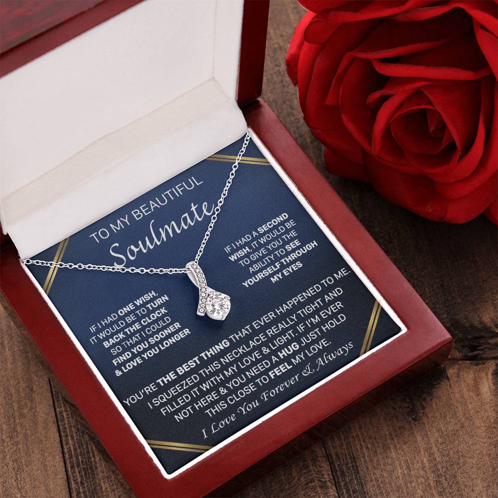 Gift For Your Soulmate - Turn Back The Clock - Alluring Alluring Beauty Necklace