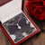 To My Badass Boyfriend’S Mom Necklace  Boyfriend’S Mom Gift  Mother’S Day Gift For Boyfriend’S Mom Alluring Beauty Necklace