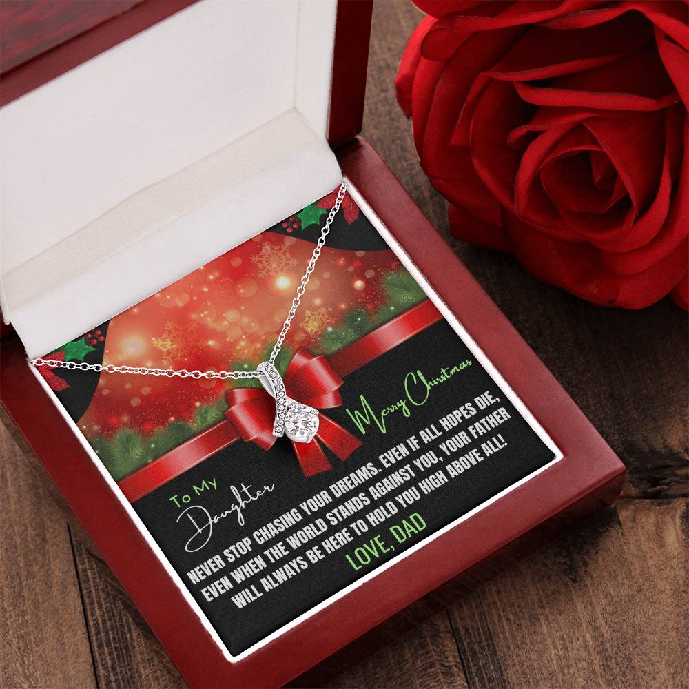State Of The Art Christmas Necklace For From Dad To Daughter Alluring Beauty Necklace