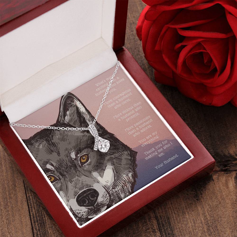 The Wolf Of Your Love Alluring Beauty Necklace