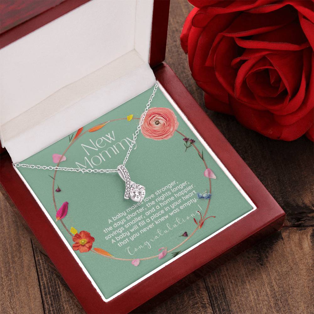 Mom To Be Necklace New Mom Necklace First Time Mom Necklace Pregnancy Gift New Mom Gift New Mommy Gift New Mom Gift Jewelry 1 Alluring Beauty Necklace