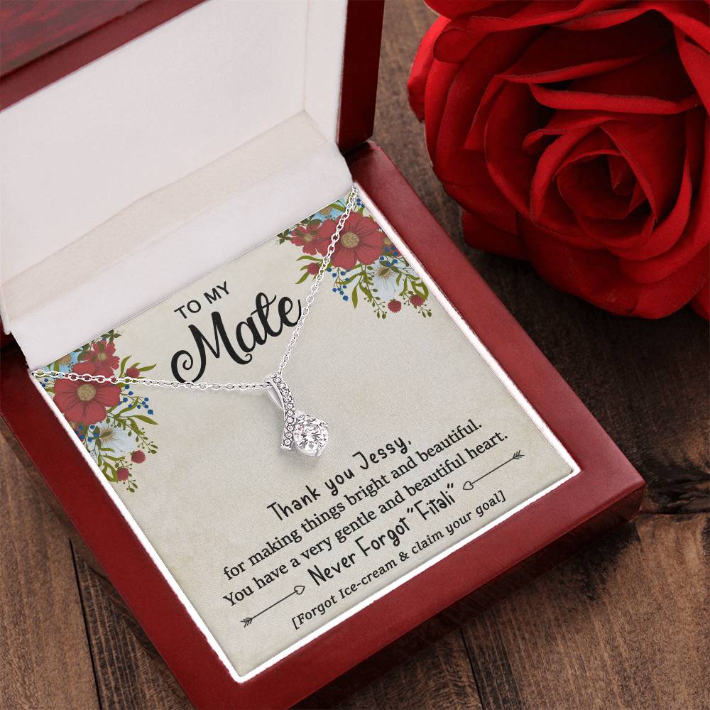 Thank You Jessy For Making Things Bright And Beautiful. Alluring Beauty Necklace