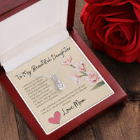 To My Beautiful Daughter 1 Alluring Beauty Necklace