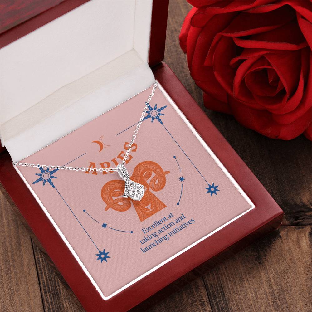 Aries Astrology Necklace Alluring Beauty Necklace
