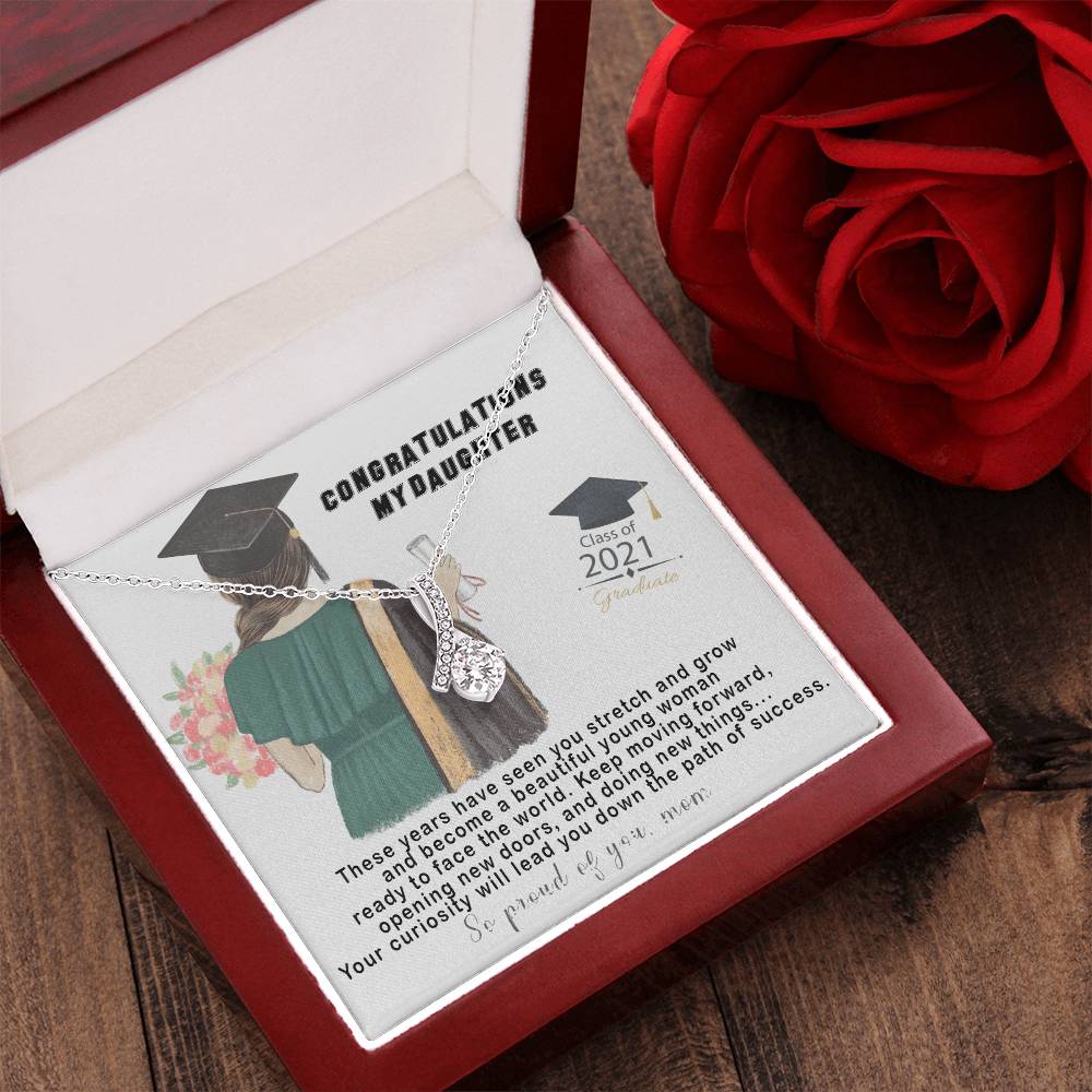 Moms ! Give This Unique Graduation Necklace For Your Daughter Alluring Beauty Necklace