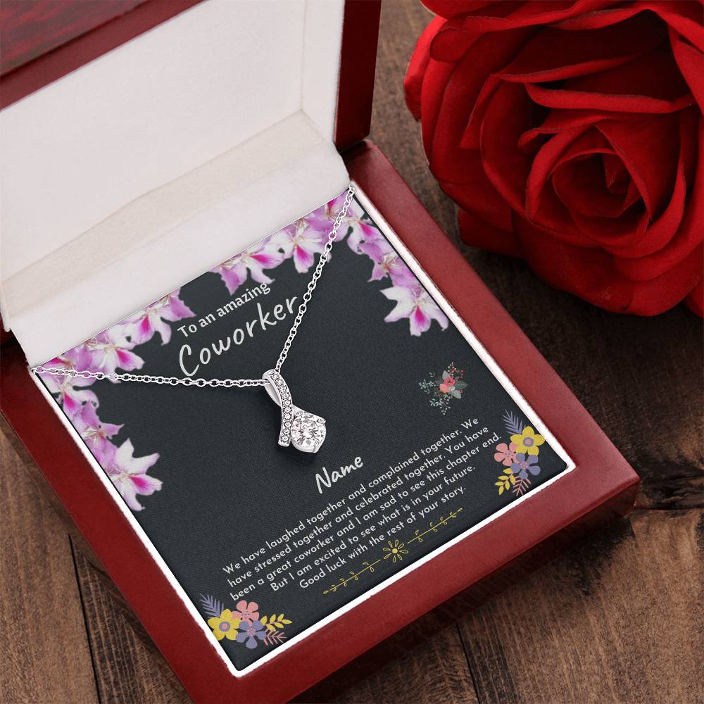 Petit Ribbon - Coworker - We Have Laughed Together Alluring Beauty Necklace