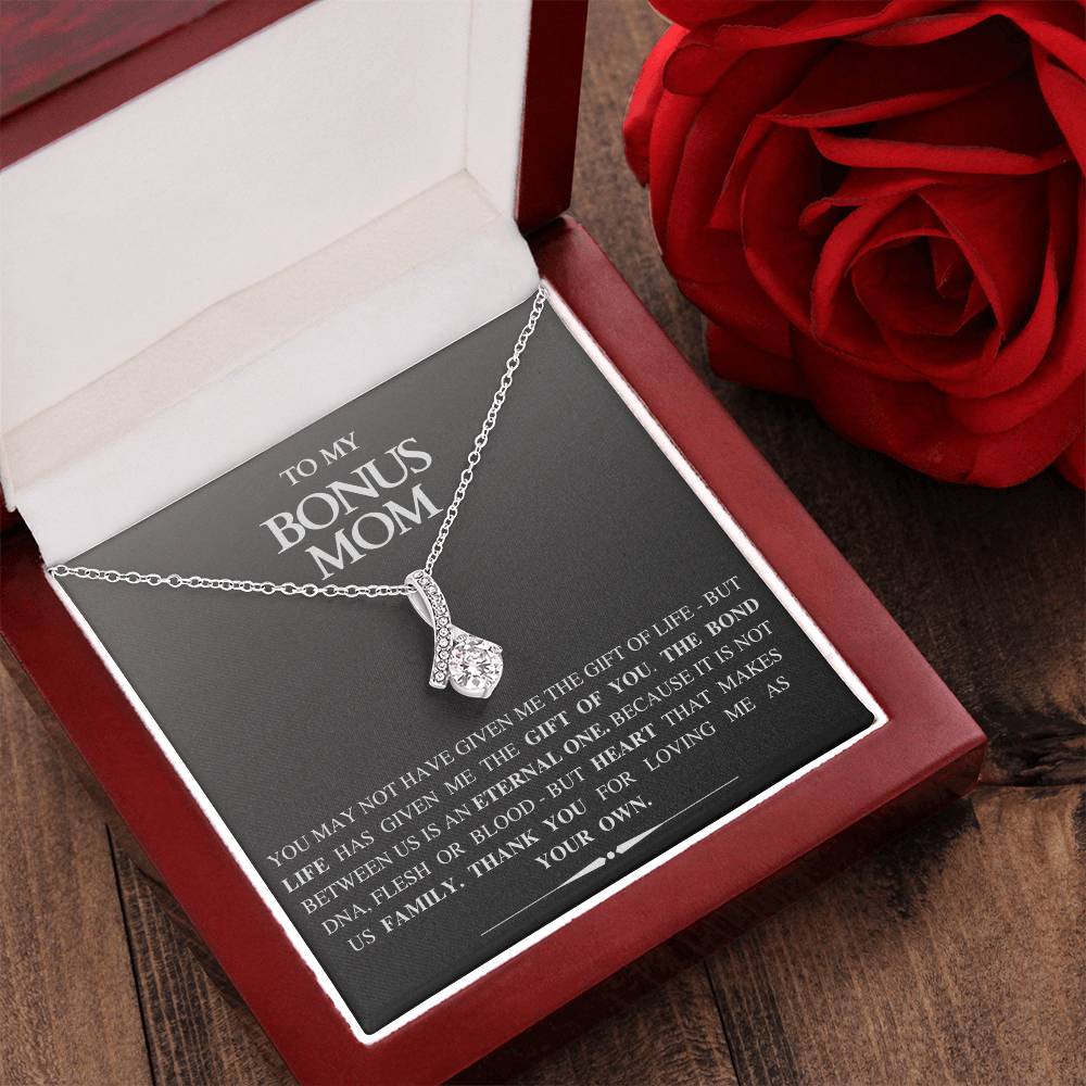 To My Bonus Mom - Alluring Beauty Necklace Alluring Beauty Necklace