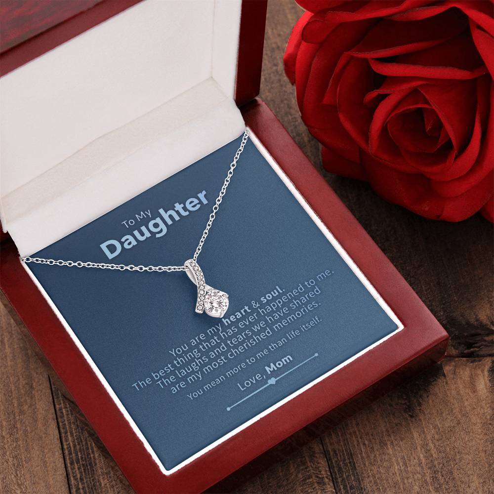 To My Daughter - Heart & Soul - Necklace 2 Alluring Beauty Necklace