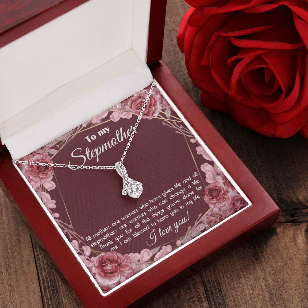 Stepmother Flowers Gift For Stepmom Alluring Beauty Necklace