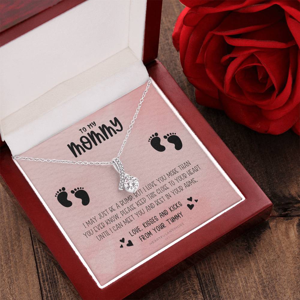 Mom To Be Necklace New Mom Necklace First Time Mom Necklace Pregnancy Gift New Mom Gift New Mommy Gift New Mom Gift Jewelry 2 Alluring Beauty Necklace