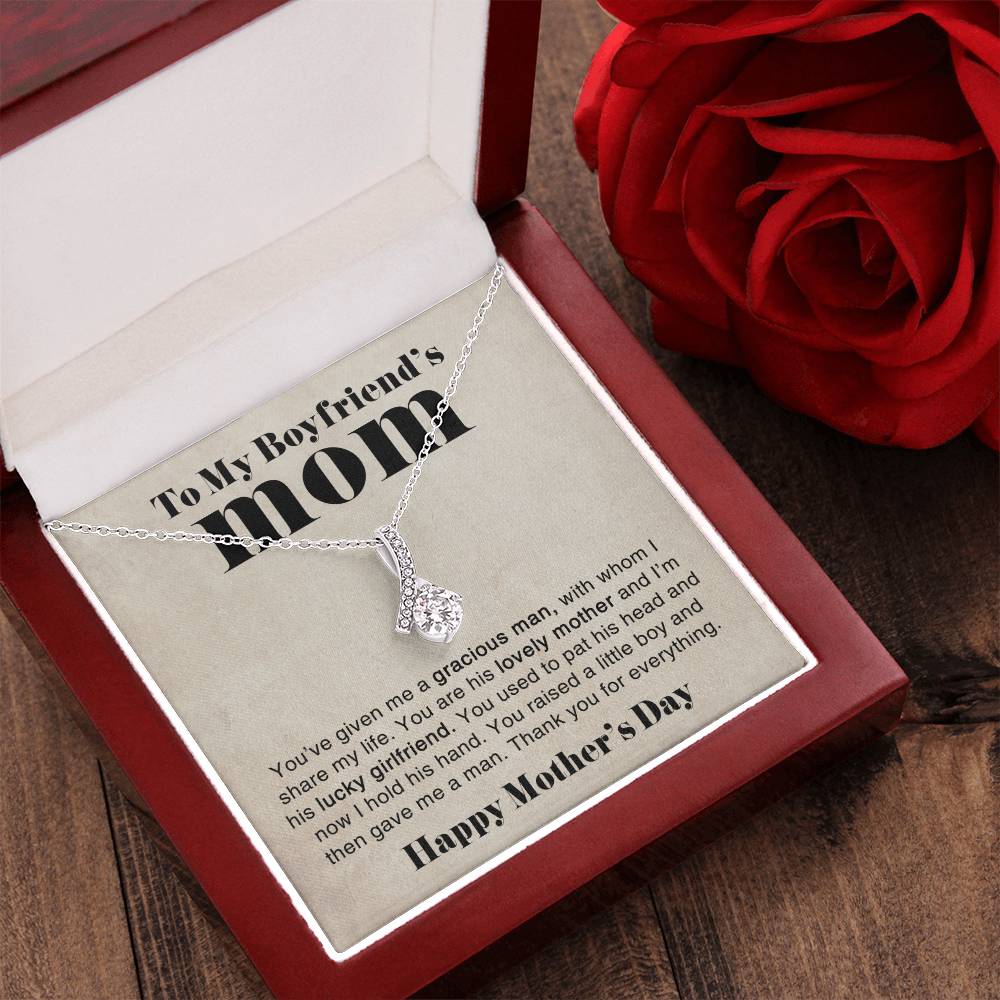 To My Boyfriend's Mom  Thank You  Alluring Necklace 1 Alluring Beauty Necklace