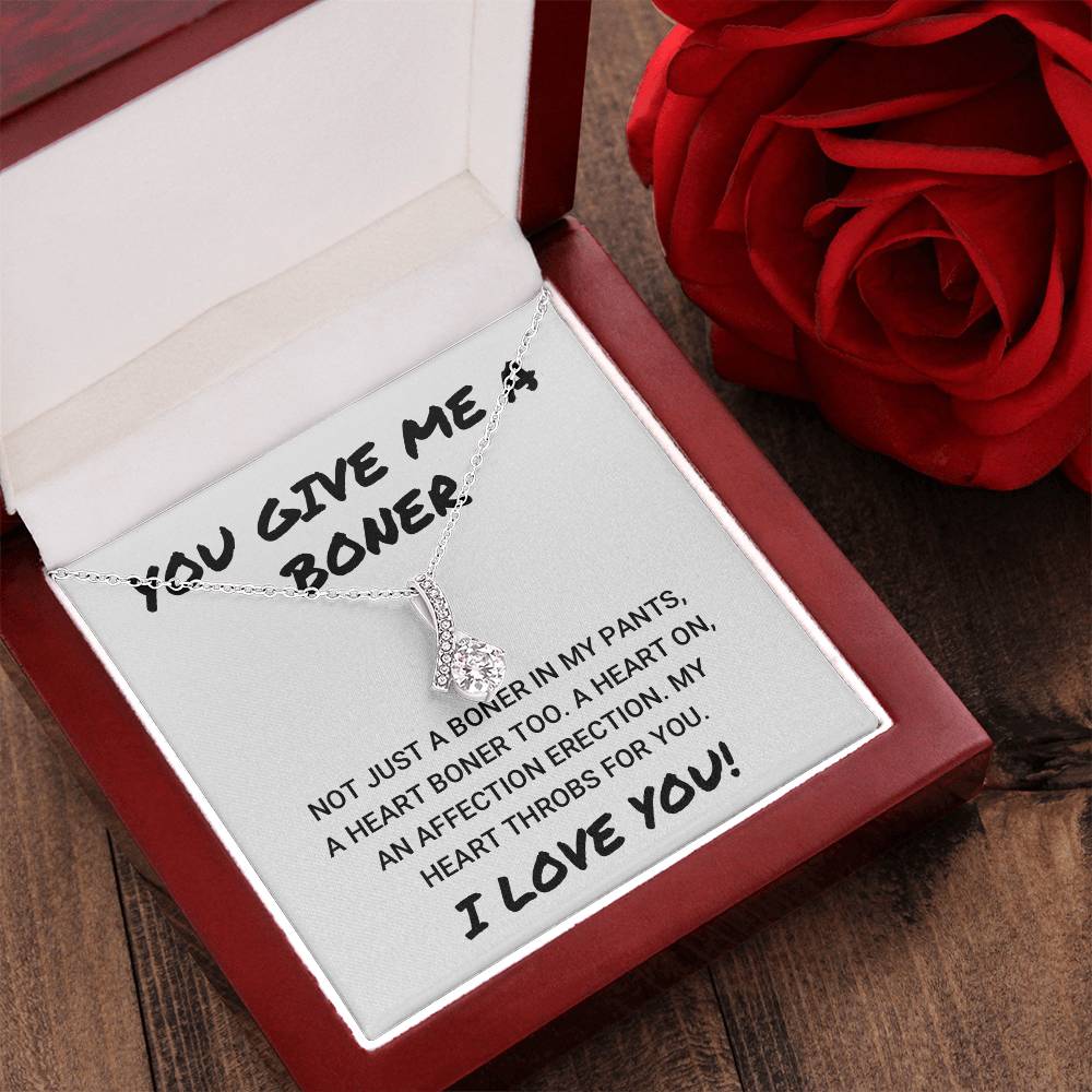 Affection Erection Funny Valentine's Necklace 1  Alluring Beauty Necklace