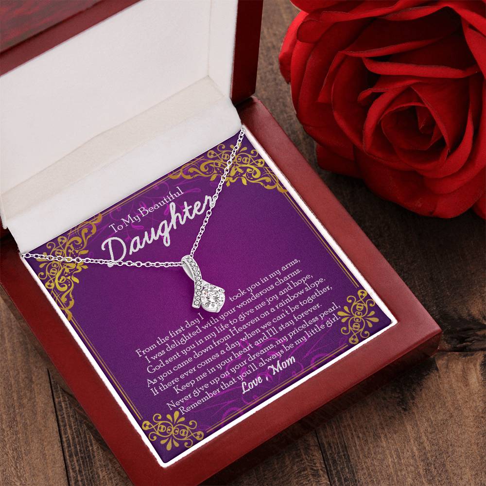Alluring Beauty Necklace Gift For Daughter From Mom To My Daughter Daughter Mother Necklace Daughter Birthday Gift Alluring Beauty Necklace