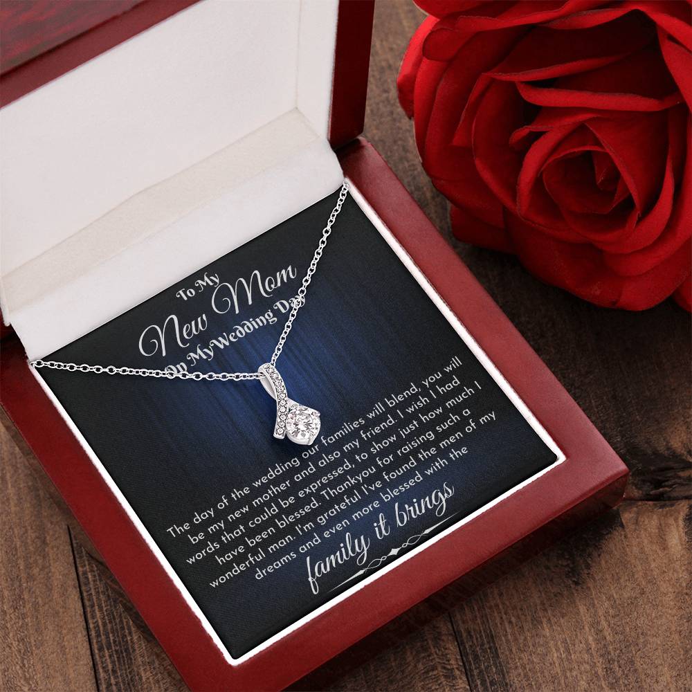 Sentimental Mother In Law Wedding Gift From Bride Mother Of The Groom Necklace Future Mother In Law Wedding Gift Gift For Mother-In-Law Alluring Beauty Necklace
