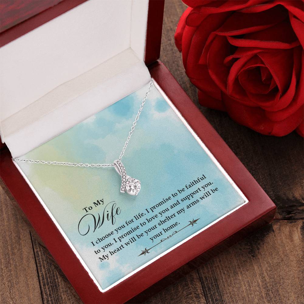 Alluring Sparkly Pendent Alluring Beauty Necklace