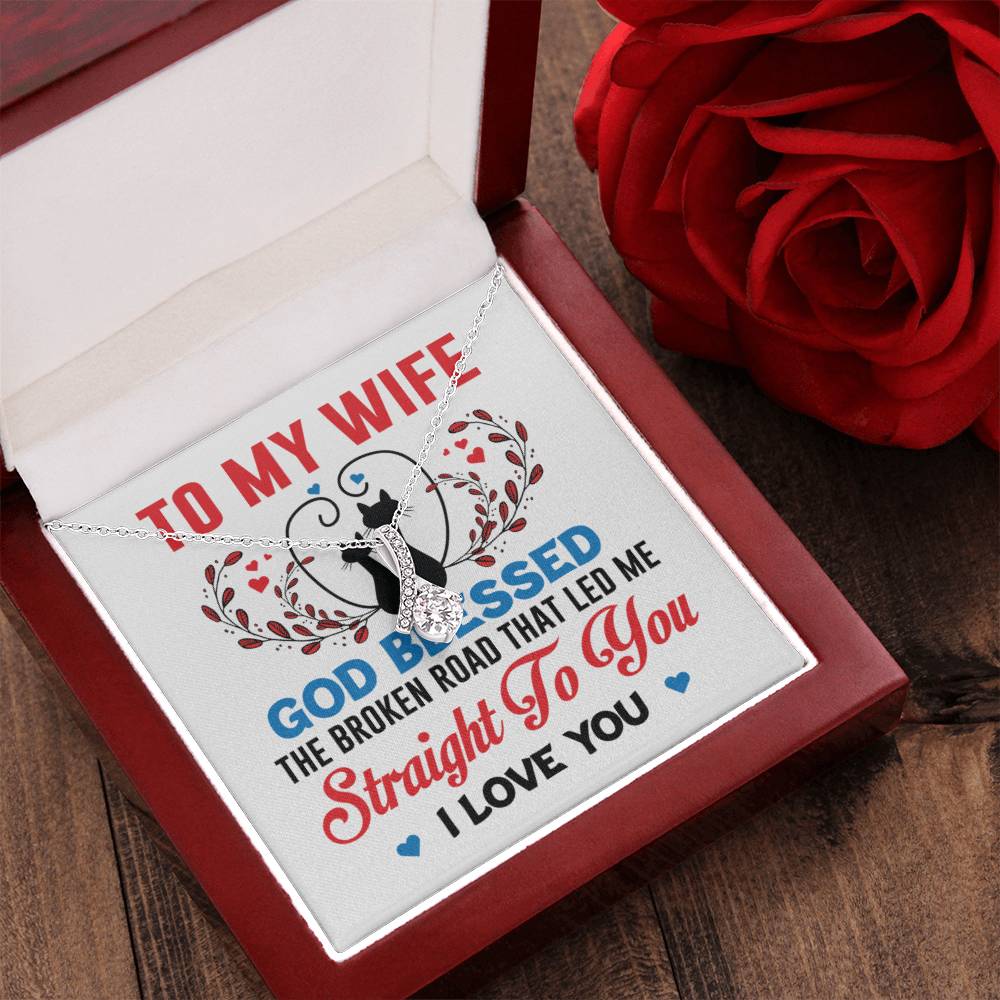 Best Gift For Your Wife. Alluring Beauty Necklace