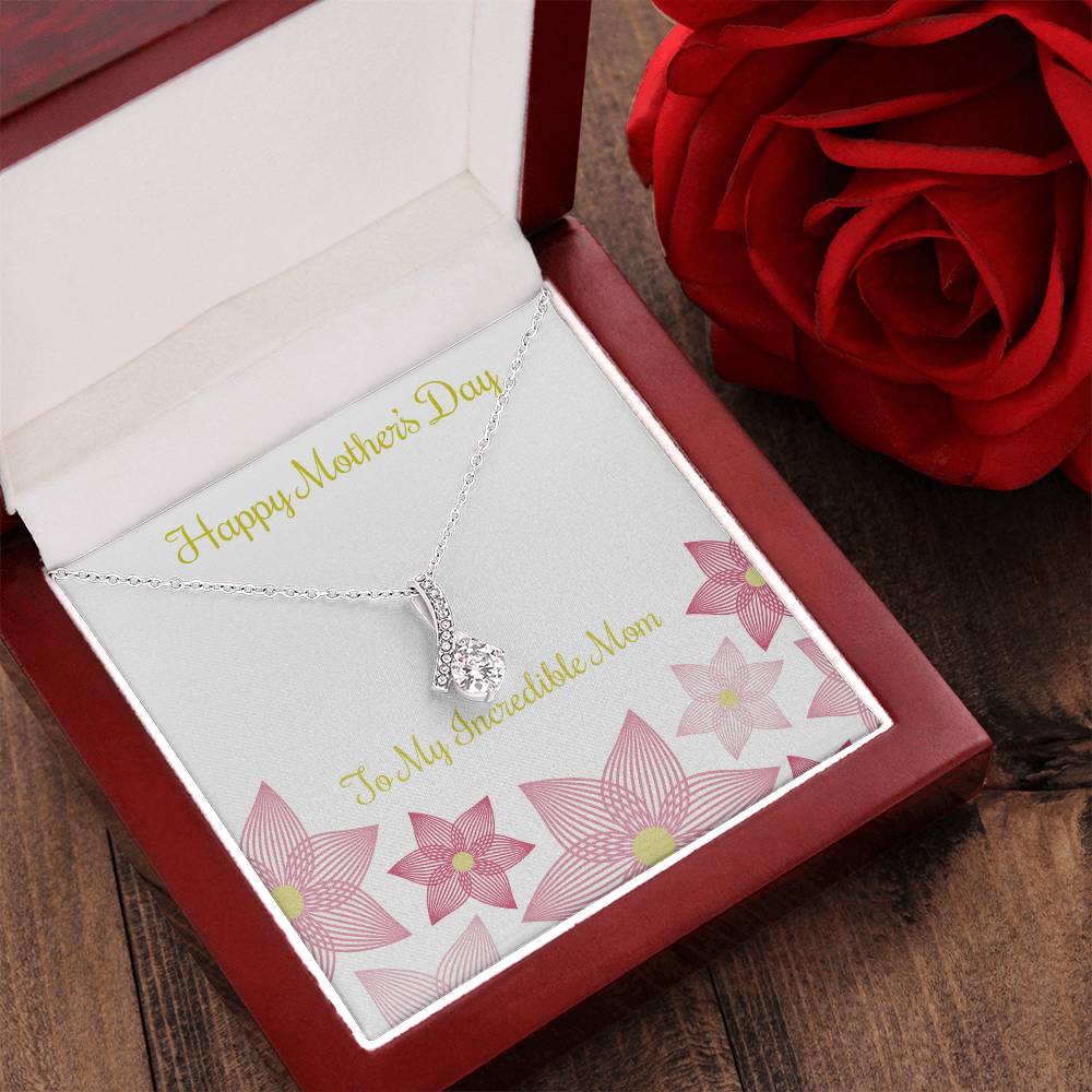 Alluring Heart Mother's Day Gift. Alluring Beauty Necklace
