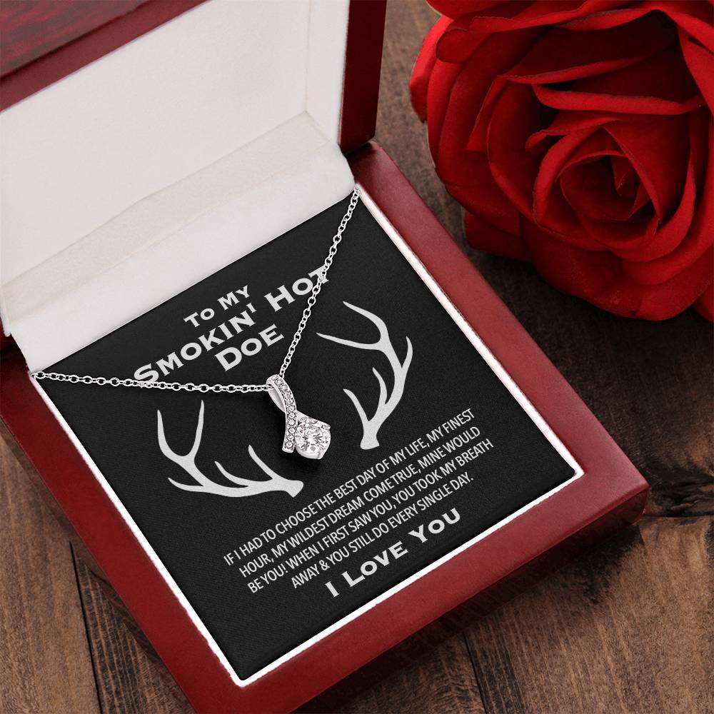 Smokin' Hot Doe Wildest Dream Come True Love Necklace Alluring Beauty Necklace