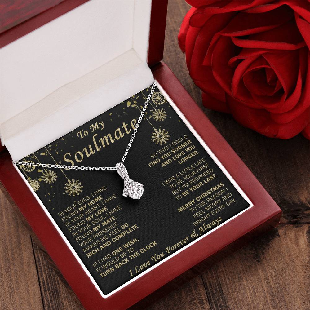 Gift For Your Soulmate Christmas - Merry - Alluring Alluring Beauty Necklace