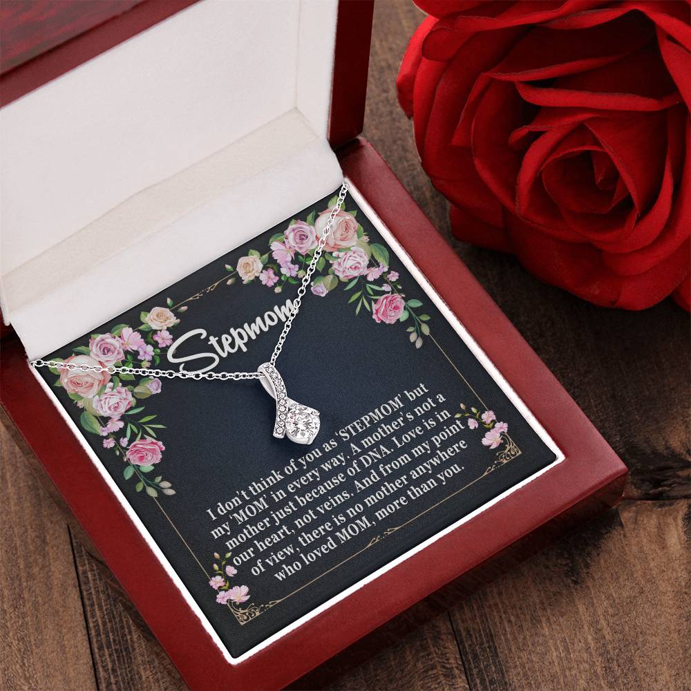 Stepmom Gift Best Bonus Mom Ever Mother's Day Gift For Stepmom Stepmom Gift For Stepmom Mother's Day Gift Best Bonus Mom Alluring Beauty Necklace