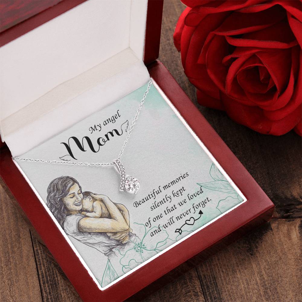 Mom Necklace With Card  Gift For Women  Gift For Mother  Mom  Mum  Mama  Necklace For Women  Gift For Her  Bonus Mom Alluring Beauty Necklace