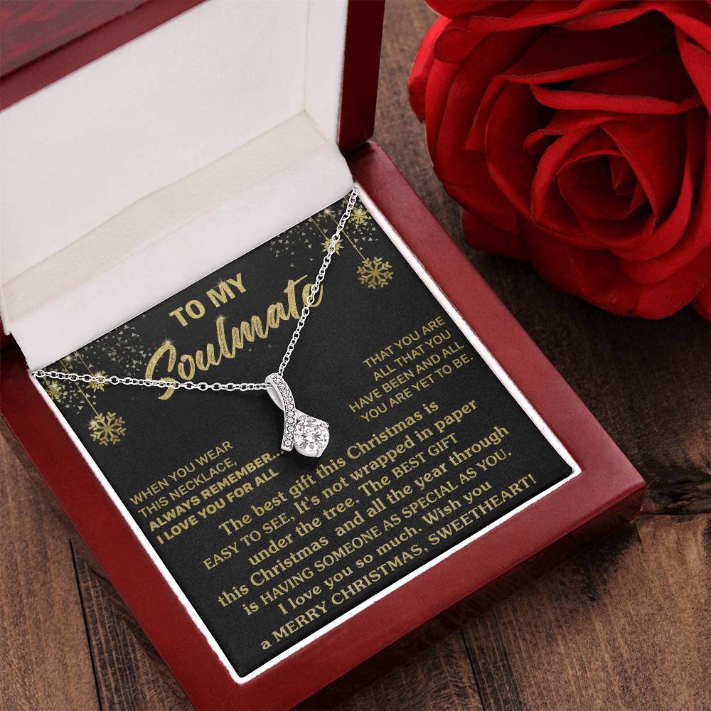 Gift For Your Soulmate Christmas - Someone Special - Alluring Alluring Beauty Necklace