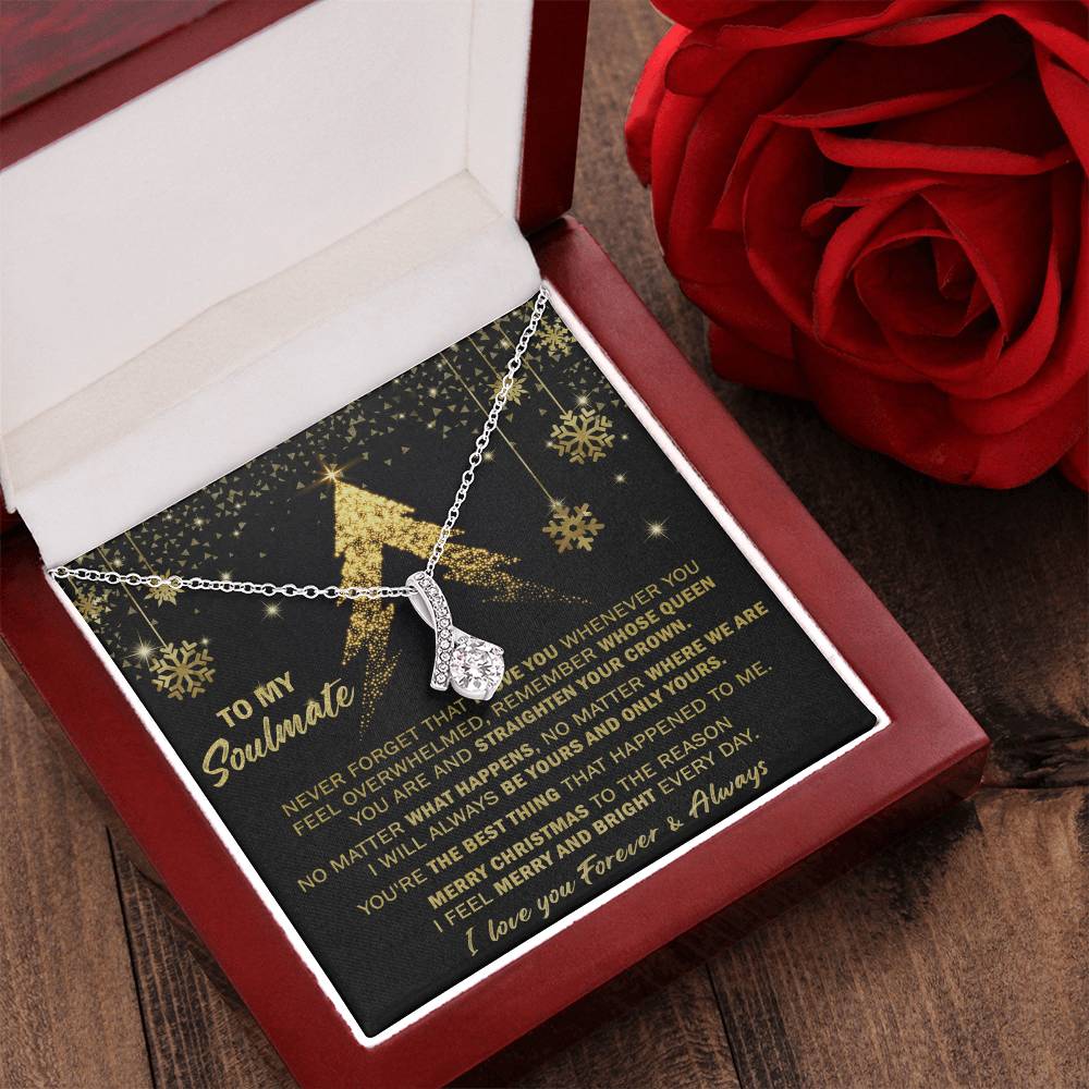 Gift For Your Soulmate Christmas - Merry And Bright - Alluring Alluring Beauty Necklace