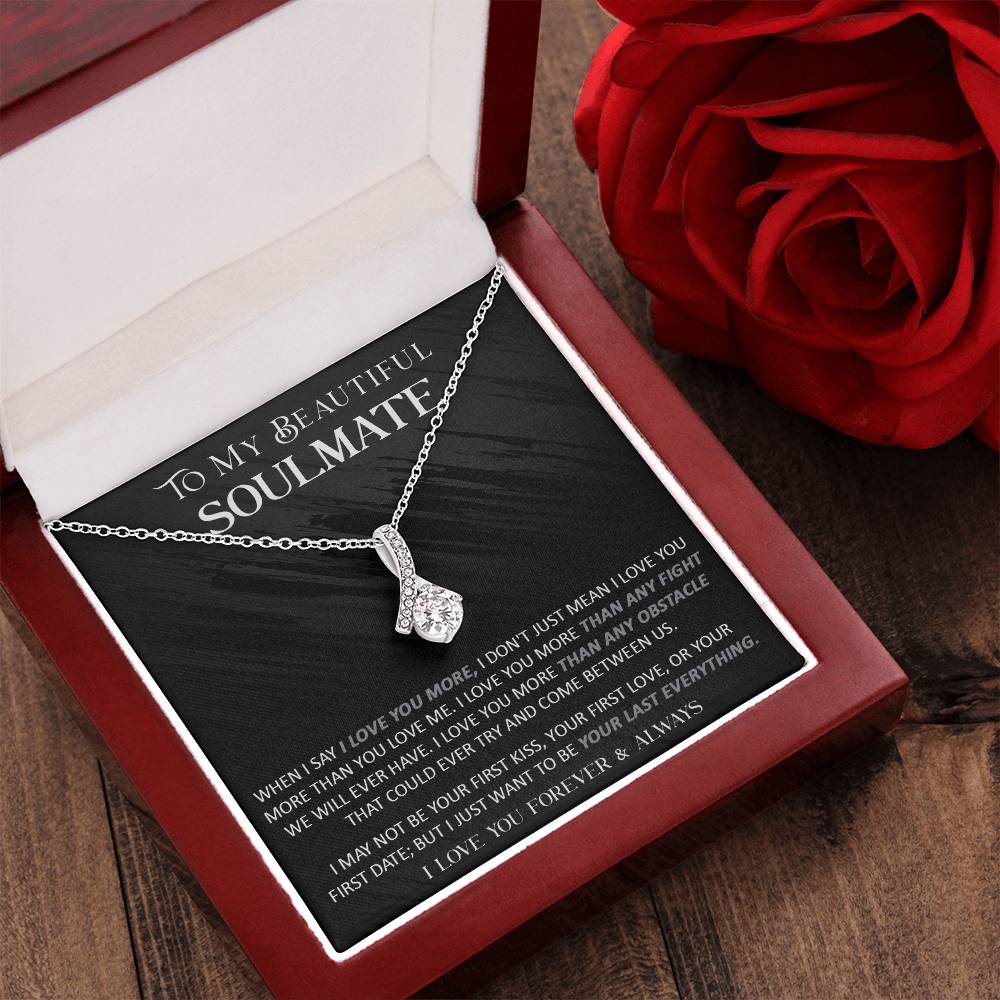 Gift For Your Soulmate - Love You More - Alluring Alluring Beauty Necklace