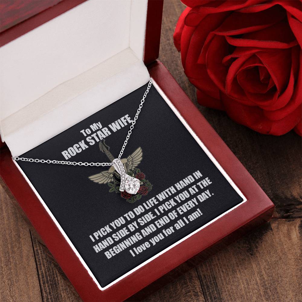 Rock Star Wife Pendant Alluring Beauty Necklace