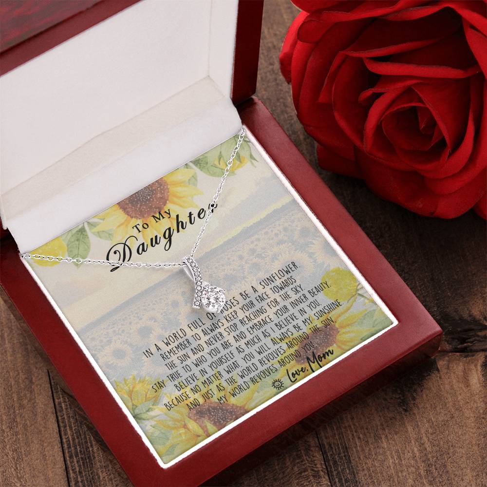 To My Daughter Alluring Beauty Necklace 9  Alluring Beauty Necklace