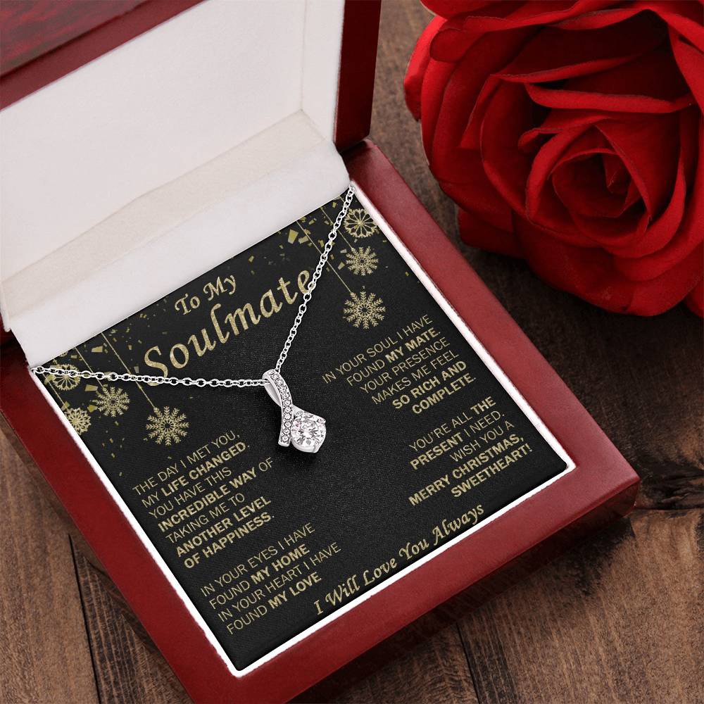 Gift For Your Soulmate Christmas - Meet You - Alluring Alluring Beauty Necklace