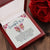 To My Beautiful Wife - I Love My Life Because It Gave Me You & Our Beautiful Children Alluring Beauty Necklace