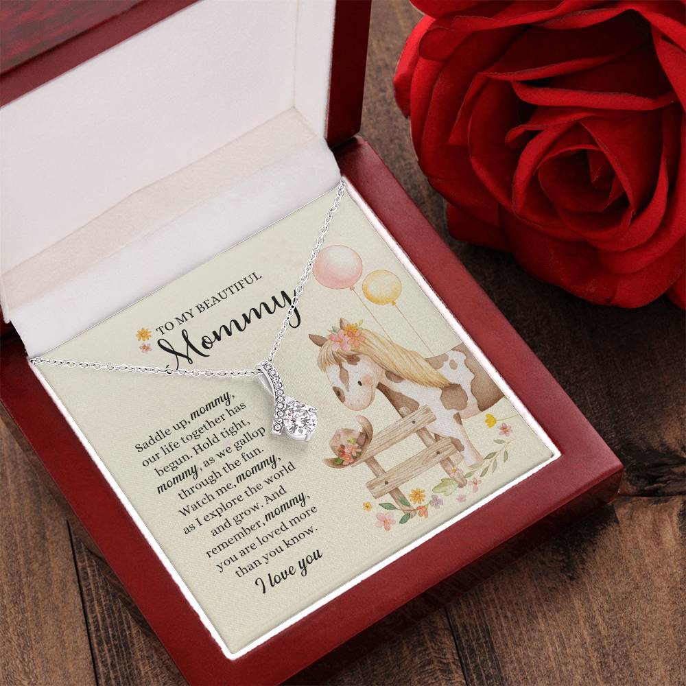 Saddle Up Mommy Necklace Alluring Beauty Necklace