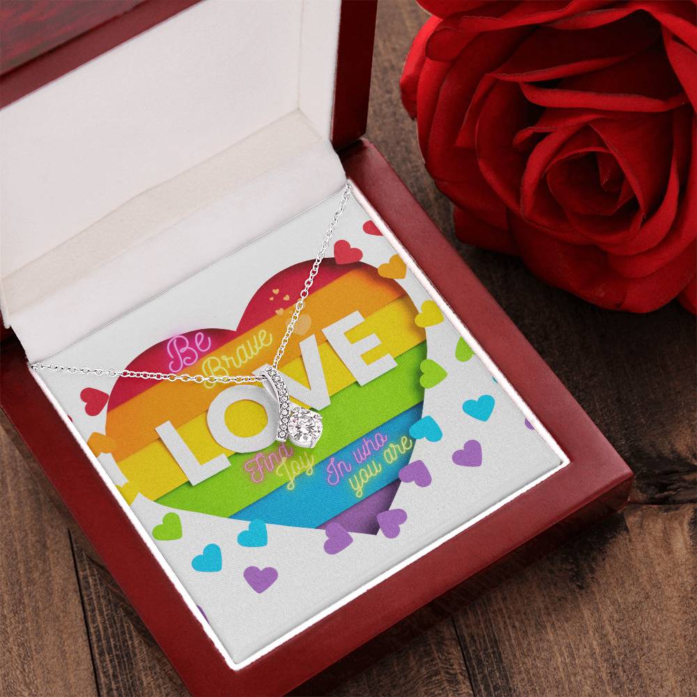 Rainbow Love Alluring Beauty Necklace