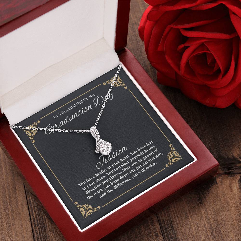 To A Beautiful Girl On Her Graduation Day Alluring Beauty Alluring Beauty Necklace