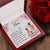 To My Beautiful Mom Home Is Where You Are Side By Side Mile Apart Your Are Always In My Heart Alluring Beauty Necklace