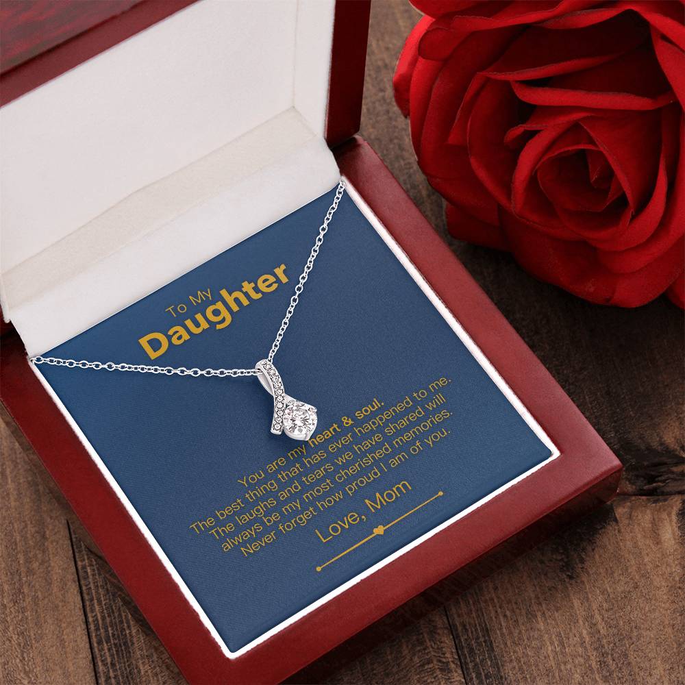 To My Daughter - Heart & Soul - Necklace 3 Alluring Beauty Necklace