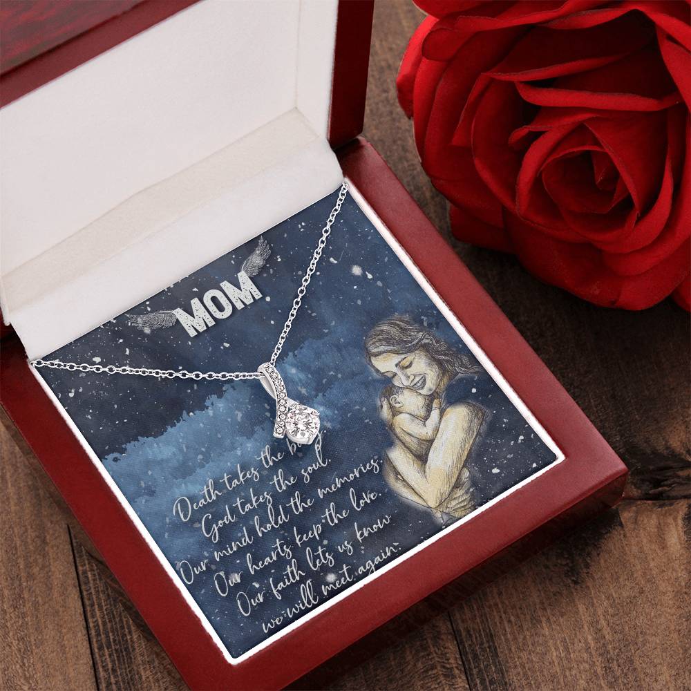 Mom Remembrance Necklace Alluring Beauty Necklace