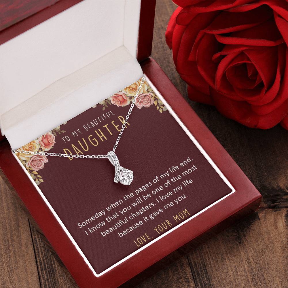 To My Beautiful Daughter - Necklace Alluring Beauty Necklace