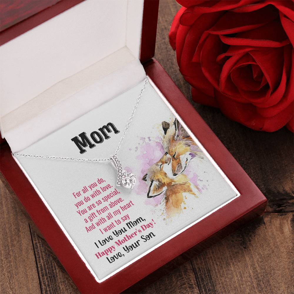 Mom You Are Special Your Son Alluring Beauty Necklace