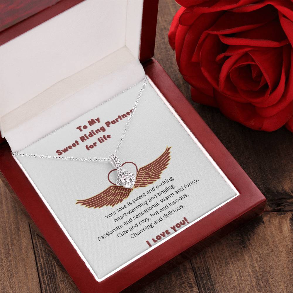 Sweet Love Necklace Riding Partner. Alluring Beauty Necklace