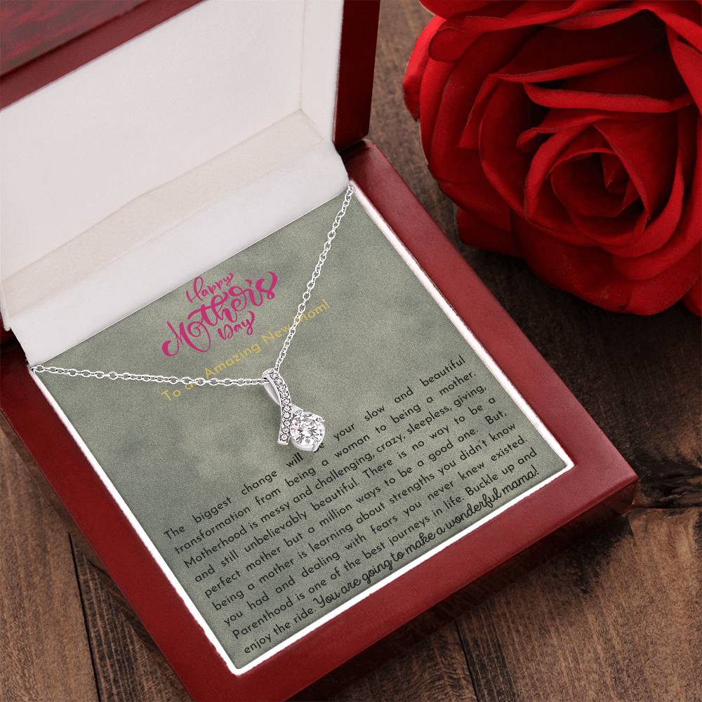 To My Amazing Mom You Are My Sunshine Necklace  Mom Gift From Son  Mom Gift From Daughter  Mothers Day Gift Alluring Beauty Necklace