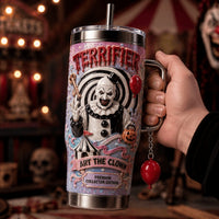 Creepy Carnival Clown Starry 40oz Tumbler