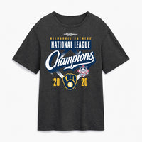 Milwaukee Charcoal Baseball T-Shirt