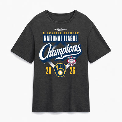 Milwaukee Charcoal Baseball T-Shirt