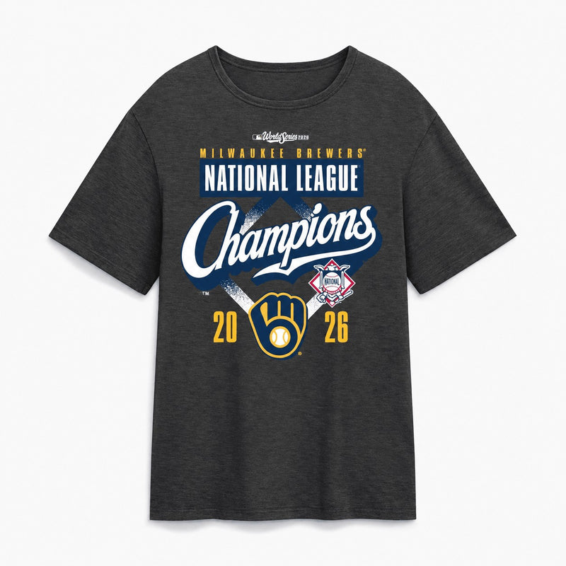 Milwaukee Charcoal Baseball T-Shirt