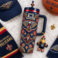 New Orleans Basketball Jewel 40oz Tumbler