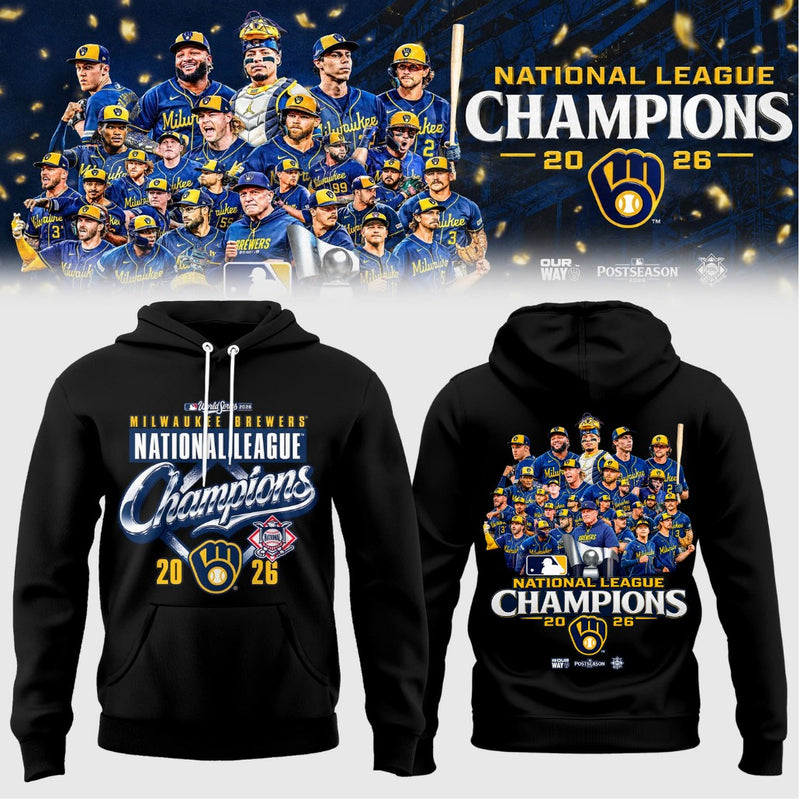 Milwaukee Black Crest Baseball Hoodie