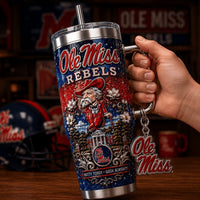 Oxford Rebel Football Luxe 40oz Tumbler