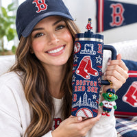 Boston Baseball Glam 40oz Tumbler